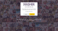 Desktop Screenshot of masher.com